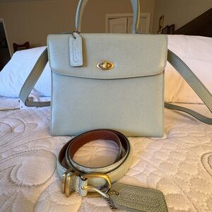 Coach Purse with matching Belt. The Madison Collection, Vintage.